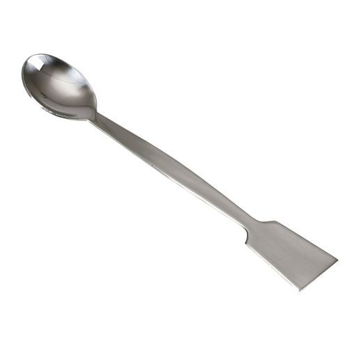 Espátula para laboratório - 5386-0020 - Bürkle - para amostras / com colher / em aço inoxidável