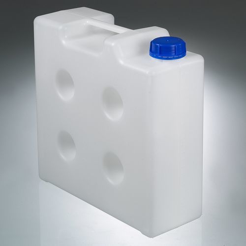 Bidão em PP - 0435-1050 - Bürkle - retangular / compacto