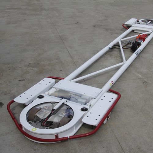AGV de movimentação - 15T ultra-flat omni directional transporter - Seaqx NV - para cargas pesadas / para montagem / elétrico