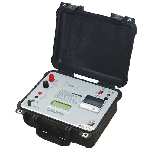 Microhmímetro digital - CRM 100B+ - SCOPE T&M Pvt. Ltd. - portátil / de baixa resistência / 4 terminais
