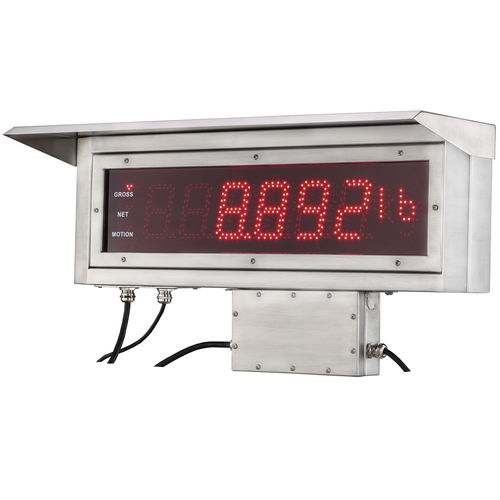 Indicador de peso remoto - GM8892 - General Measure Technology Co., Ltd - com display LED / digitais / IP65