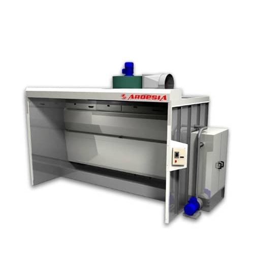 Cabine de pintura aberta - Plus - ARDESIA - para peças de reposição / com filtro / com cortina de água