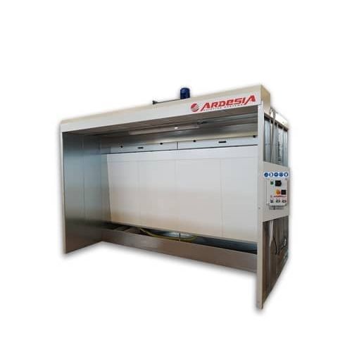 Cabine de pintura aberta - Single - ARDESIA - para peças de reposição / com cortina de água