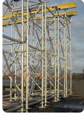 Torre de andaime para fachada - 200 kN - GHI Formwork - modular