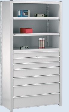Estante para oficina - max. 300 kg | ORION PLUS - Hofe Regalsysteme - com gavetas / para cargas leves