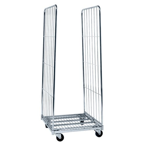 Container aramado com rodas multiusos - MR0708-2S - Arcawa GmbH - de tela metálica / 2 tabuleiros