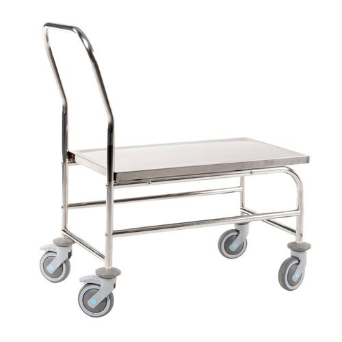 Carrinho de transporte - AKM 60363-S - Arcawa GmbH - em aço inoxidável / com plataforma / para cargas pesadas