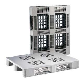Palete em plástico - AIP 1210 P-Pool - Arcawa GmbH - de transporte / de acondicionamento / de base lisa