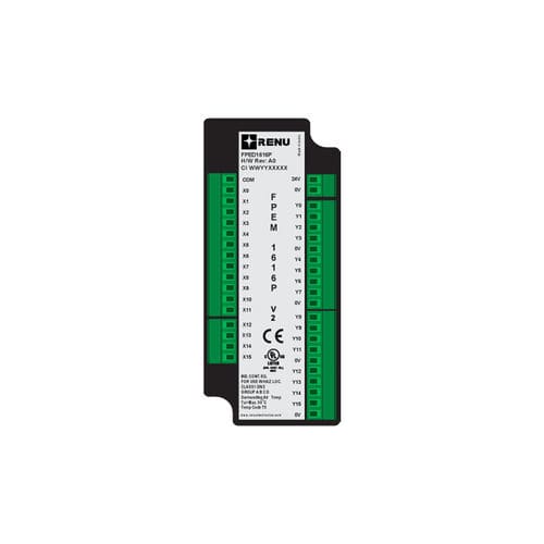 Módulo E/S digital - FPEM-1616P-V2 - Renu Electronics GmbH - RS-485 / com 16 entradas digitais / 16 saídas PNP