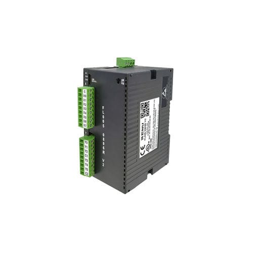 CLP em trilho DIN - FL005-0806R-V2 - Renu Electronics GmbH - com entradas digitais / de 8 E / saídas a relé