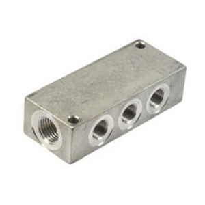 Distribuidor manifold de 6 vias - 311.35 series - Aircomp by Stampotecnica - metálico / para ar