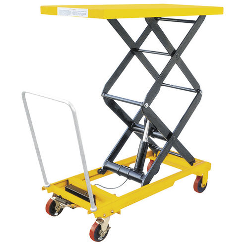 Mesa elevatória de dupla tesoura - SPF680 - NINGBO RUYI JOINT STOCK CO., LTD - manual / com pedal / móvel