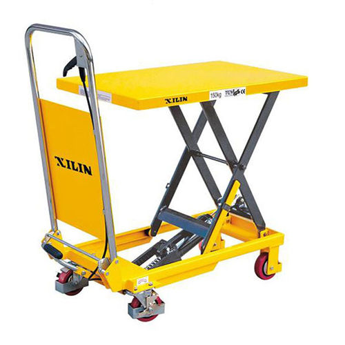 Mesa elevatória tipo tesoura - SP150-EU  - NINGBO RUYI JOINT STOCK CO., LTD - manual / com pedal / móvel