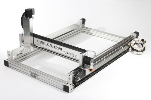 Máquina de gravação a laser - HIGH-Z S-1000 - CNC-STEP GmbH & Co. KG - para metais / CNC / de fresagem