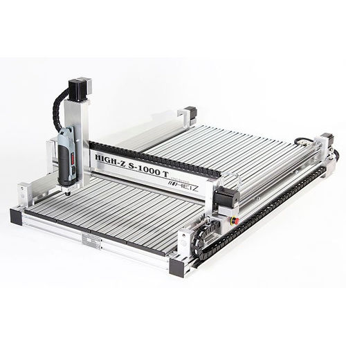 Router CNC - High-Z S-1000/T - CNC-STEP GmbH & Co. KG - de 3 eixos / para metais / de latão