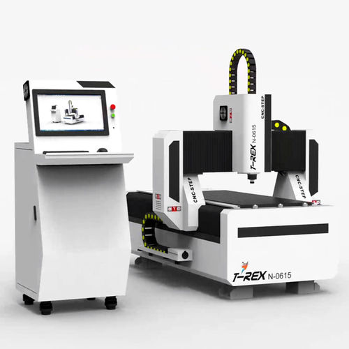 Fresadora CNC de 3 eixos - T-Rex N-0615 - CNC-STEP GmbH & Co. KG - vertical / para madeira / tipo pórtico