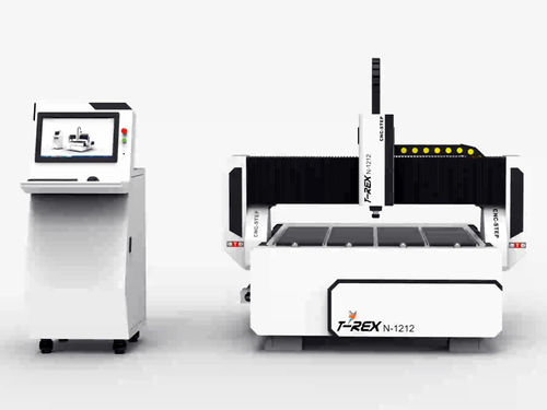 Fresadora CNC de 3 eixos - T-Rex N-1212 - CNC-STEP GmbH & Co. KG - vertical / para madeira / tipo pórtico