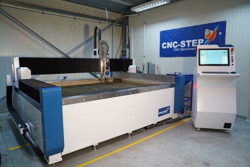 Máquina de corte a jato de água - HPC-2515 - CNC-STEP GmbH & Co. KG - para aço / para pedra / de perfis