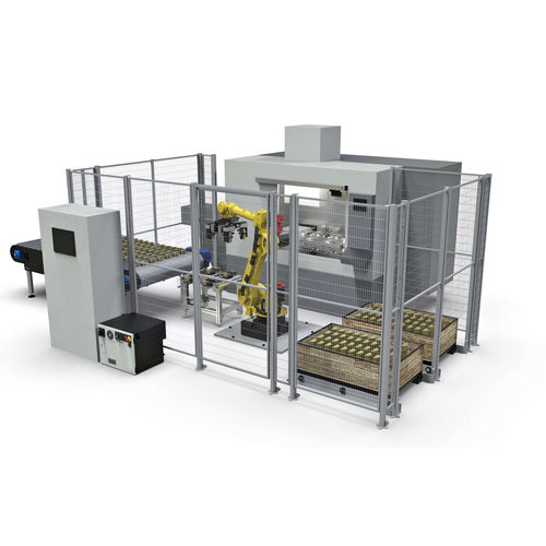 Célula robotizada para alimentação de máquinas - HSTec Brand of the CHIRON Group - para máquina-ferramenta / para a indústria automotiva / para peças grandes
