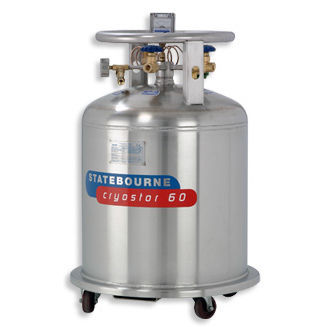 Dewar de laboratório - Cryostor 60 - Statebourne Cryogenics Ltd. - para nitrogênio líquido / de acondicionamento / em aço inoxidável