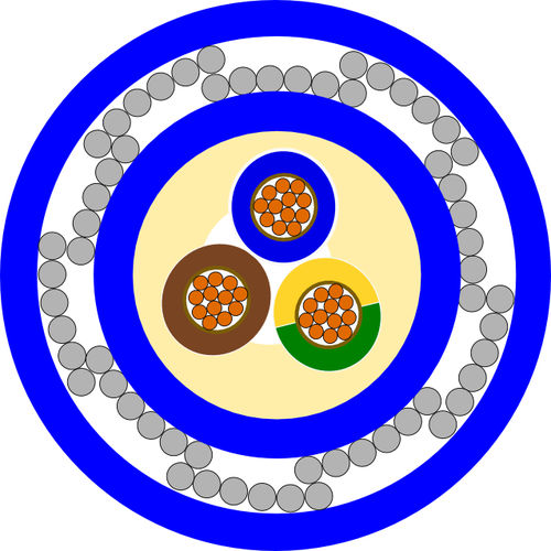 Cabo de alimentação - FTG10OAM1 - Spina Group - resistente ao fogo