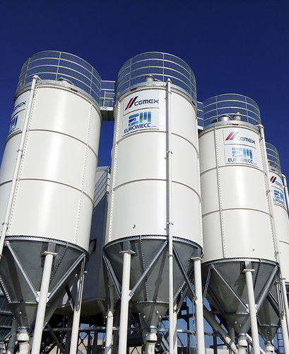 Silo aparafusado - EUROMECC - de cimento / industrial