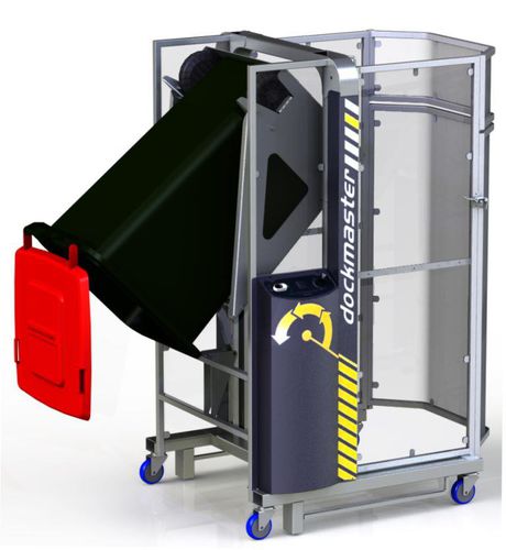 Elevador tombador de lixeira - 80 - 240 l, max. 700 mm | Dockmaster - Simpro Handling Equipment
