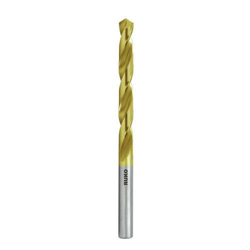 Broca inteiriça - 2500675T - RUKO GmbH Präzisionswerkzeuge - de aço rápido / HSS-TiN / com revestimento