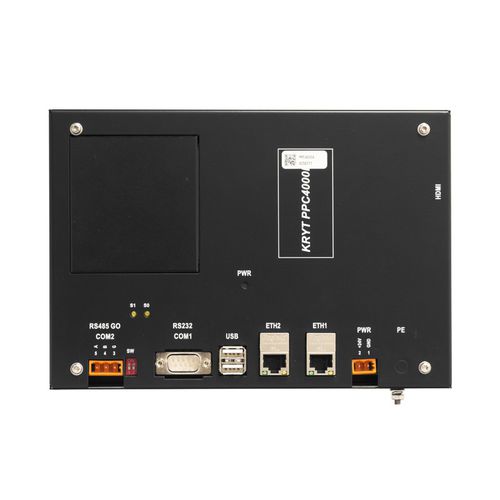 Computador embutido - PPC4000A - AMiT, spol. s r.o. - para trilho DIN / Intel® Atom E3815 / HDMI