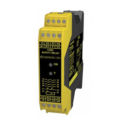 Módulo de expansão de segurança - C4SX - COMITRONIC - BTI - para trilho DIN / formato compacto