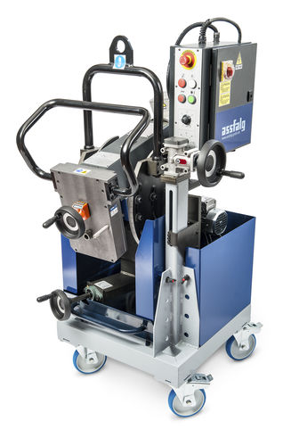 Chanfradeira para preparação de cordões de solda - ASO 930 / ASO 930 Plus - Assfalg GmbH - elétrica / móvel / para extremidades retas