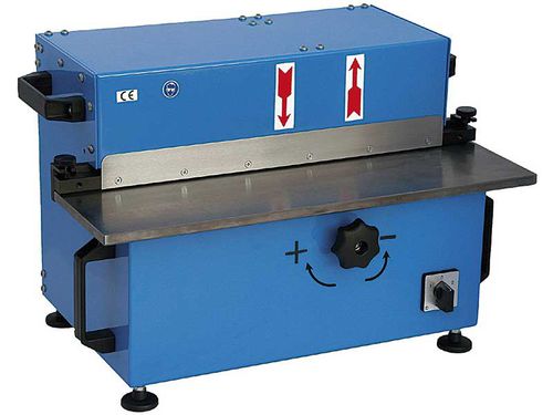Rebarbadora para chapa - BKE 550 - Assfalg GmbH - estacionária / para extremidades retas / face dupla