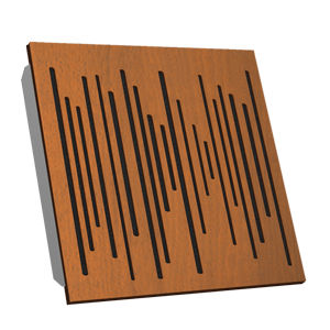 Painel sanduíche núcleo de espuma - Wavewood BC Absorption CW VB Cherry - Vicoustic - face em compensado / para teto / acústico