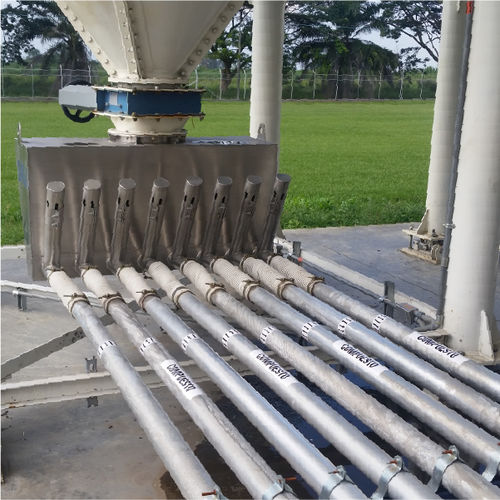 Sistema de transporte pneumático contínuo - OGA SISTEMVAC - para produtos em pó / para granulados / para silo