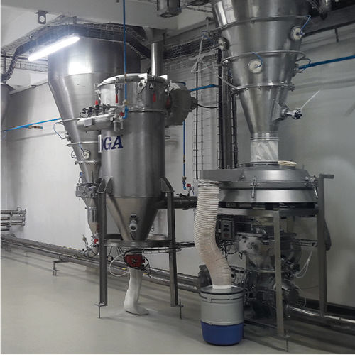 Sistema de transporte pneumático - OGA SISTEMVAC - para a indústria alimentícia / para a indústria farmacêutica / para produto pulverulento