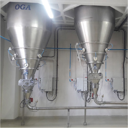 Tanque para produtos químicos - OGA SISTEMVAC - para a indústria farmacêutica / para a indústria alimentícia / para produtos em pó