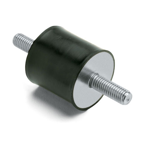 Isolador de vibração cilíndrico - MM series - GeTech - em elastômero / metálico / tipo A