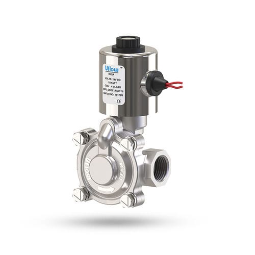 Válvula solenoide de diafragma - PCN series  - UFLOW AUTOMATION - de ação indireta / de 2 vias / NF