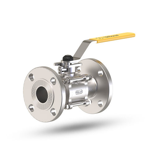 Válvula de esfera flutuante - JC - UFLOW AUTOMATION - de alavanca / de controle / flangeada