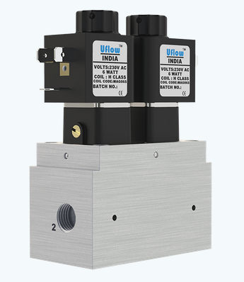 Válvula solenoide para oxigênio - TBASODC - UFLOW AUTOMATION - de ação direta / de 4 vias / para ar