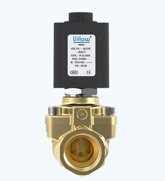 Válvula solenoide de ação indireta - PBU series - UFLOW AUTOMATION - de 2 vias / NF / NO
