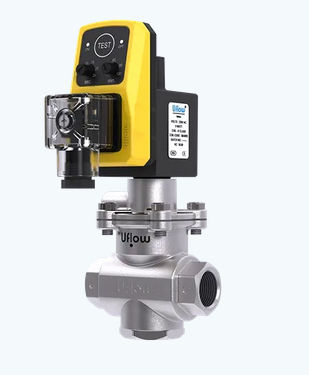 Válvula solenoide de ação indireta - AP2E125 - UFLOW AUTOMATION - de 2 vias / NF / para água