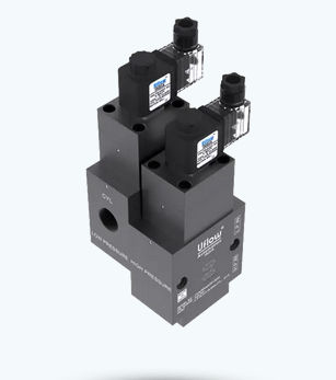 Válvula solenoide de ação indireta - DCP series - UFLOW AUTOMATION - 3/2 vias / normalmente fechada / para ar