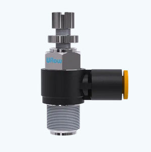 Conexão pneumática - VF series - UFLOW AUTOMATION - com rosca / cotovelo / em latão