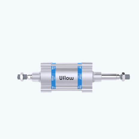 Cilindro pneumático - CS4 - UFLOW AUTOMATION - de pistão / de dupla ação / em aço