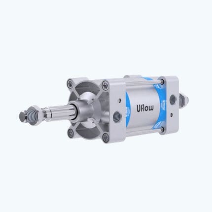 Cilindro pneumático - CN4 - UFLOW AUTOMATION - de pistão / com tirantes / de dupla ação