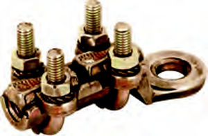 Terminal sem solda com mecanismos de fechamento mecânico - 2BR series  - MECATRACTION - plano / sem capa isolante / em cobre