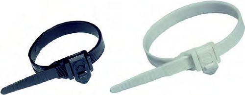 Abraçadeira de cabos em poliamida - CCD9 series  - MECATRACTION - resistente a produtos químicos / com serrilhado externo