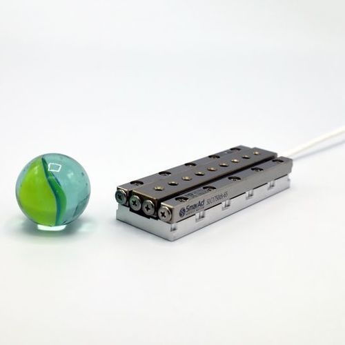Mesa de coordenadas linear - SLC-1750 - SmarAct GmbH - piezoelétrica / de 1 eixo / em malha fechada