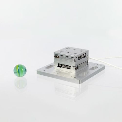 Mesa de coordenadas linear - XY-CLS32:32 - SmarAct GmbH - de 2 eixos / em malha fechada / modular
